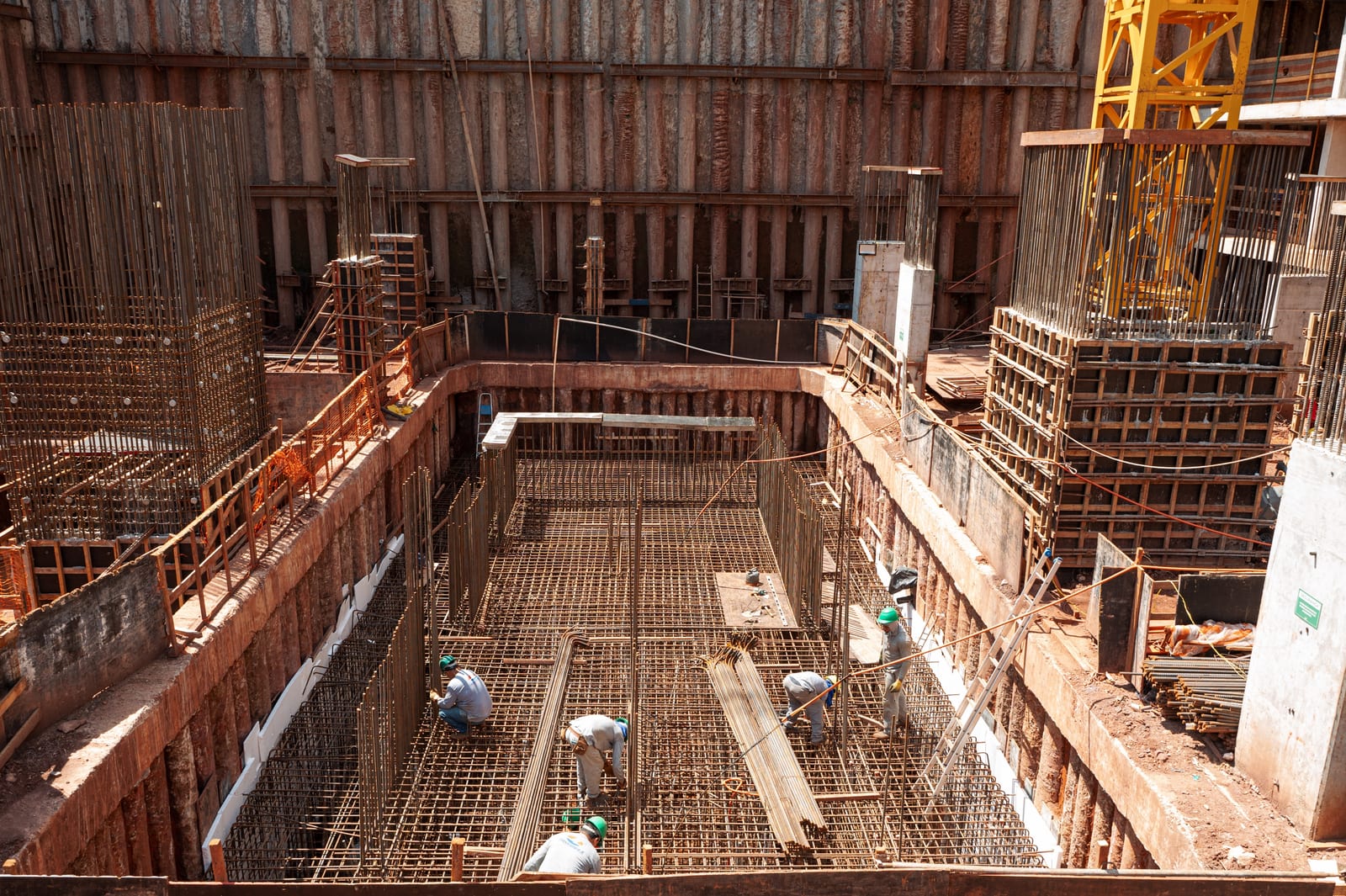 Equipe Instituto FSC em obra